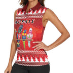 Australian Native Bird Women Sleeveless Polo Shirt Kookaburra Black Cockatoo Rainbow Lorikeet Galah - Aussie Hoodie