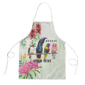 Australian Native Bird Apron Kookaburra Cockatoo Rainbow Lorikeet Galah Flowers - Aussie Hoodie