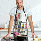 Australian Native Bird Apron Kookaburra Cockatoo Rainbow Lorikeet Galah Flowers - Aussie Hoodie