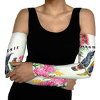 Australian Native Bird Arm Sleeves Kookaburra Cockatoo Rainbow Lorikeet Galah Flowers - Aussie Hoodie
