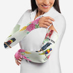 Australian Native Bird Arm Sleeves Kookaburra Cockatoo Rainbow Lorikeet Galah Flowers - Aussie Hoodie