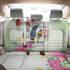 Australian Native Bird Back Car Seat Cover Kookaburra Cockatoo Rainbow Lorikeet Galah Flowers - Aussie Hoodie