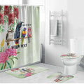 Australian Native Bird Bathroom Set Kookaburra Cockatoo Rainbow Lorikeet Galah Flowers - Aussie Hoodie
