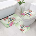 Australian Native Bird Bathroom Set Kookaburra Cockatoo Rainbow Lorikeet Galah Flowers - Aussie Hoodie