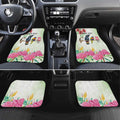 Australian Native Bird Car Mats Kookaburra Cockatoo Rainbow Lorikeet Galah Flowers - Aussie Hoodie