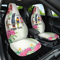 Australian Native Bird Car Seat Cover Kookaburra Cockatoo Rainbow Lorikeet Galah Flowers - Aussie Hoodie