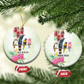 Australian Native Bird Ceramic Ornament Kookaburra Cockatoo Rainbow Lorikeet Galah Flowers - Aussie Hoodie