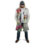 Australian Native Bird Cloak Kookaburra Cockatoo Rainbow Lorikeet Galah Flowers - Aussie Hoodie
