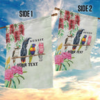 Australian Native Bird Garden Flag Kookaburra Cockatoo Rainbow Lorikeet Galah Flowers - Aussie Hoodie
