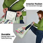 Australian Native Bird Grocery Bag Kookaburra Cockatoo Rainbow Lorikeet Galah Flowers - Aussie Hoodie
