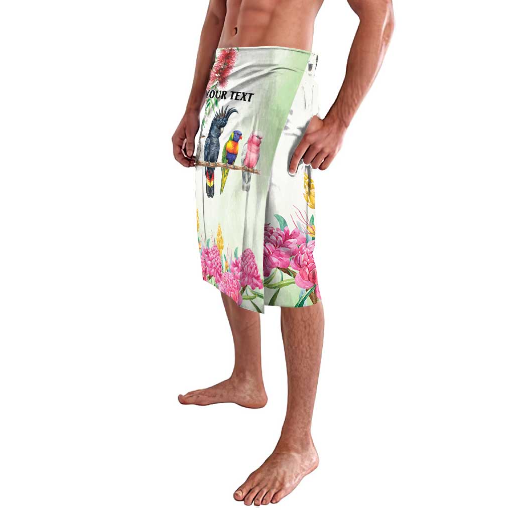 Australian Native Bird Lavalava Kookaburra Cockatoo Rainbow Lorikeet Galah Flowers - Aussie Hoodie