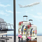 Australian Native Bird Luggage Cover Kookaburra Cockatoo Rainbow Lorikeet Galah Flowers - Aussie Hoodie