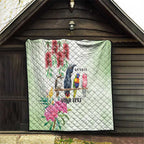 Australian Native Bird Quilt Kookaburra Cockatoo Rainbow Lorikeet Galah Flowers - Aussie Hoodie