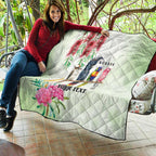 Australian Native Bird Quilt Kookaburra Cockatoo Rainbow Lorikeet Galah Flowers - Aussie Hoodie