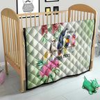 Australian Native Bird Quilt Kookaburra Cockatoo Rainbow Lorikeet Galah Flowers - Aussie Hoodie