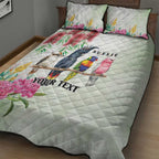 Australian Native Bird Quilt Bed Set Kookaburra Cockatoo Rainbow Lorikeet Galah Flowers - Aussie Hoodie