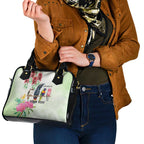 Australian Native Bird Shoulder Handbag Kookaburra Cockatoo Rainbow Lorikeet Galah Flowers - Aussie Hoodie