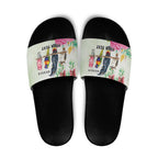 Australian Native Bird Slide Sandals Kookaburra Cockatoo Rainbow Lorikeet Galah Flowers - Aussie Hoodie