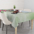 Australian Native Bird Tablecloth Kookaburra Cockatoo Rainbow Lorikeet Galah Flowers - Aussie Hoodie