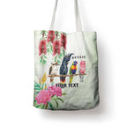 Australian Native Bird Tote Bag Kookaburra Cockatoo Rainbow Lorikeet Galah Flowers - Aussie Hoodie