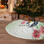 Australian Native Bird Tree Skirt Kookaburra Cockatoo Rainbow Lorikeet Galah Flowers - Aussie Hoodie