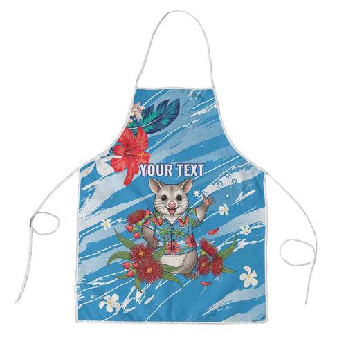 Australian Possum Eucalyptus Blossom Apron Christmas Vibe - Aussie Hoodie