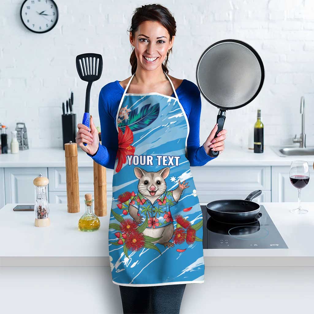 Australian Possum Eucalyptus Blossom Apron Christmas Vibe - Aussie Hoodie