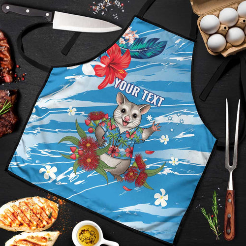 Australian Possum Eucalyptus Blossom Apron Christmas Vibe - Aussie Hoodie