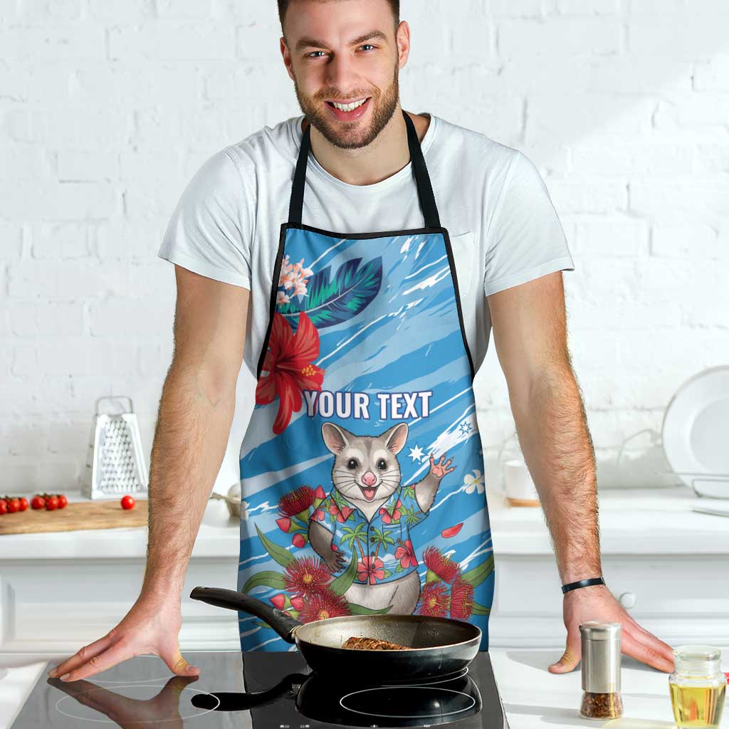 Australian Possum Eucalyptus Blossom Apron Christmas Vibe - Aussie Hoodie