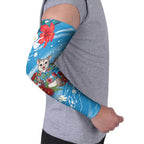 Australian Possum Eucalyptus Blossom Arm Sleeves Christmas Vibe - Aussie Hoodie