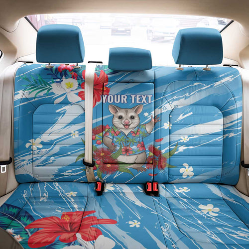 Australian Possum Eucalyptus Blossom Back Car Seat Cover Christmas Vibe - Aussie Hoodie