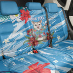 Australian Possum Eucalyptus Blossom Back Car Seat Cover Christmas Vibe - Aussie Hoodie
