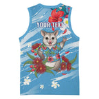 Australian Possum Eucalyptus Blossom Basketball Jersey Christmas Vibe - Aussie Hoodie