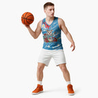 Australian Possum Eucalyptus Blossom Basketball Jersey Christmas Vibe - Aussie Hoodie