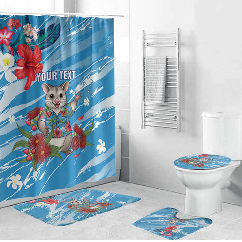 Australian Possum Eucalyptus Blossom Bathroom Set Christmas Vibe - Aussie Hoodie