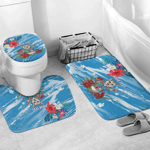 Australian Possum Eucalyptus Blossom Bathroom Set Christmas Vibe - Aussie Hoodie