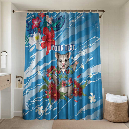Australian Possum Eucalyptus Blossom Bathroom Set Christmas Vibe - Aussie Hoodie