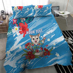 Australian Possum Eucalyptus Blossom Bedding Set Christmas Vibe - Aussie Hoodie