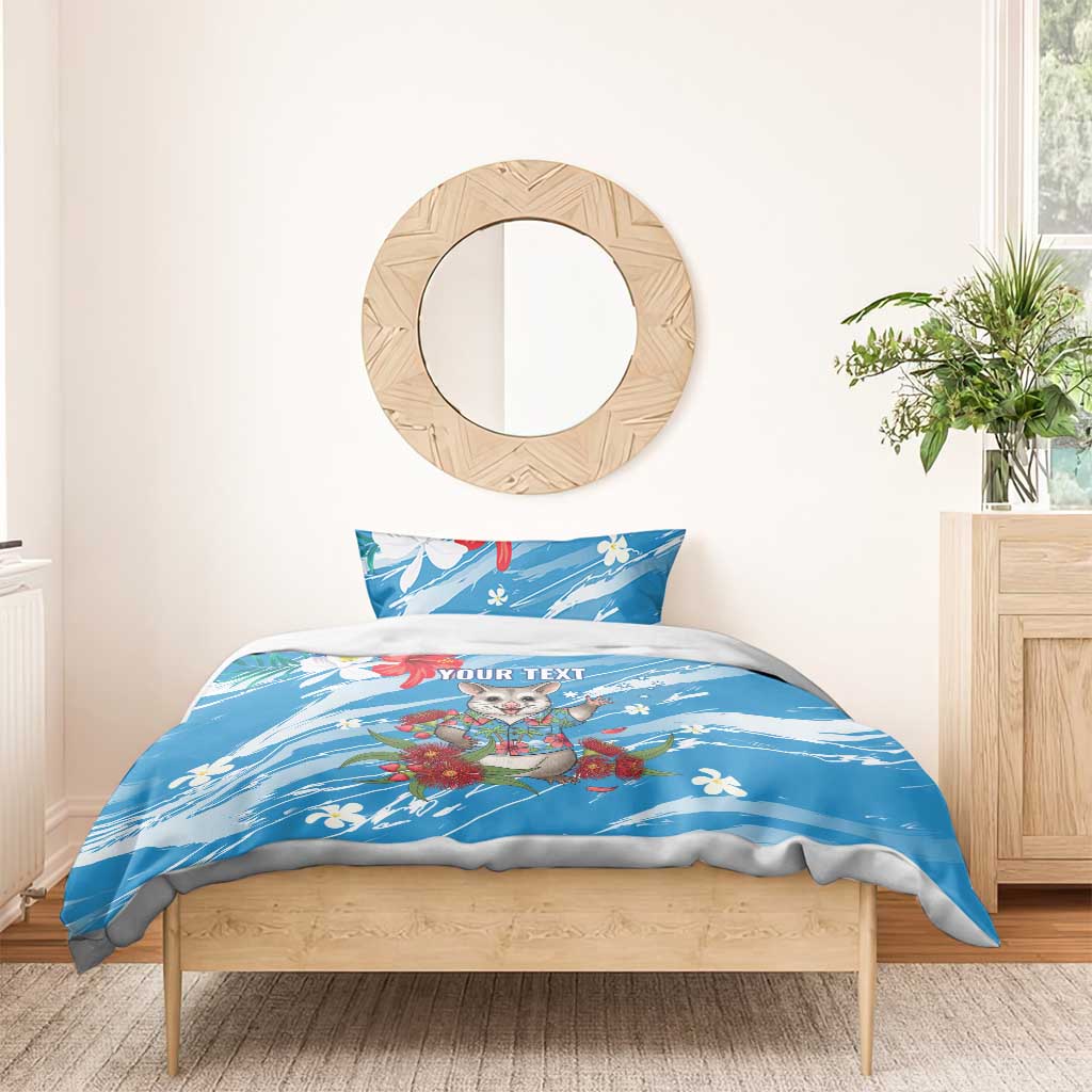 Australian Possum Eucalyptus Blossom Bedding Set Christmas Vibe - Aussie Hoodie