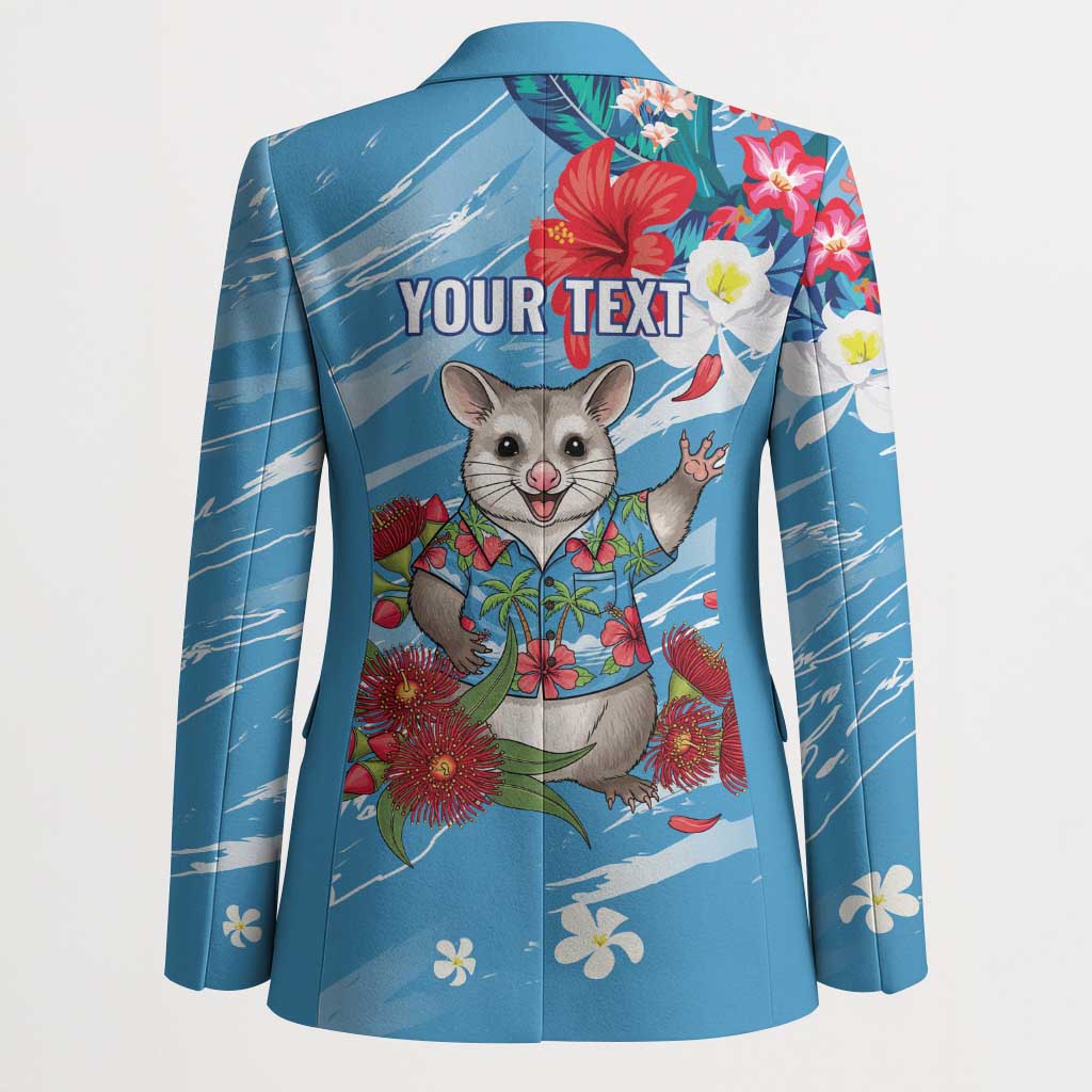 Australian Possum Eucalyptus Blossom Blazer Christmas Vibe - Aussie Hoodie