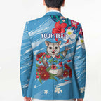 Australian Possum Eucalyptus Blossom Blazer Christmas Vibe - Aussie Hoodie
