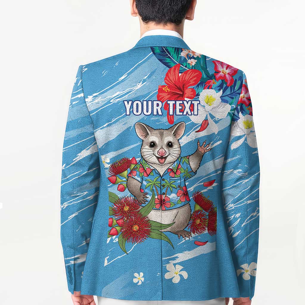 Australian Possum Eucalyptus Blossom Blazer Christmas Vibe - Aussie Hoodie
