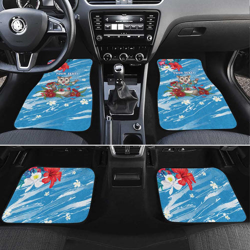 Australian Possum Eucalyptus Blossom Car Mats Christmas Vibe - Aussie Hoodie