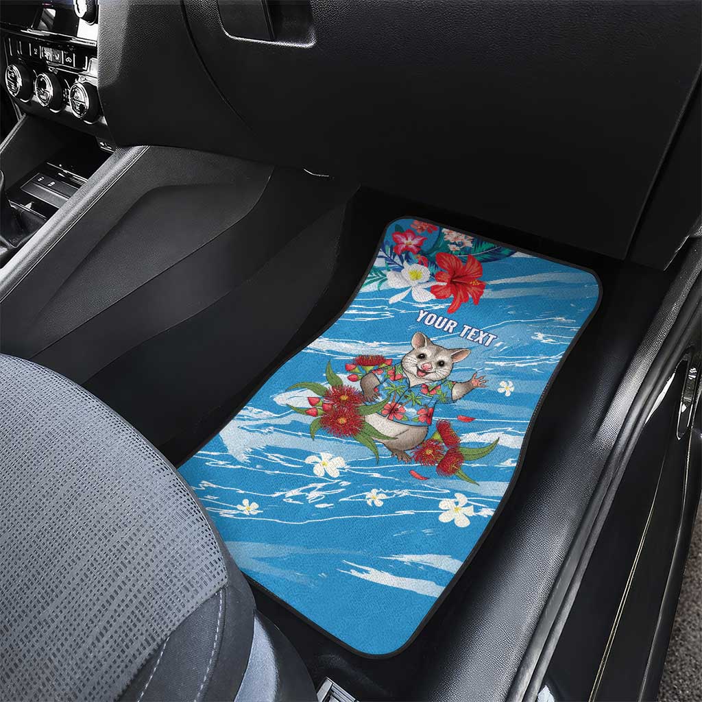 Australian Possum Eucalyptus Blossom Car Mats Christmas Vibe - Aussie Hoodie