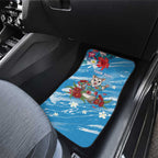 Australian Possum Eucalyptus Blossom Car Mats Christmas Vibe - Aussie Hoodie