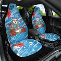 Australian Possum Eucalyptus Blossom Car Seat Cover Christmas Vibe - Aussie Hoodie