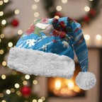 Australian Possum Eucalyptus Blossom Christmas Santa Hat Christmas Vibe - Aussie Hoodie