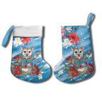 Australian Possum Eucalyptus Blossom Christmas Stocking Christmas Vibe - Aussie Hoodie