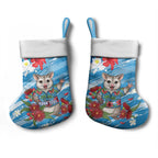 Australian Possum Eucalyptus Blossom Christmas Stocking Christmas Vibe - Aussie Hoodie