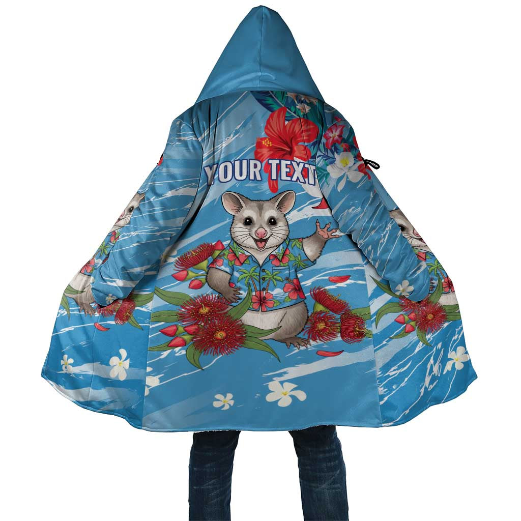 Australian Possum Eucalyptus Blossom Cloak Christmas Vibe - Aussie Hoodie